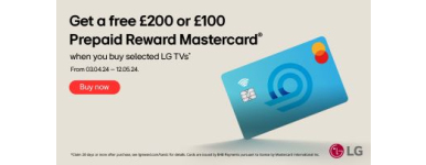 LG Prepaid Mastercard Reward